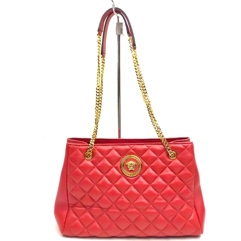 ❌SOLD❌Versace Medusa Quilted Leather Tote Bag - Picture 2 of 10
